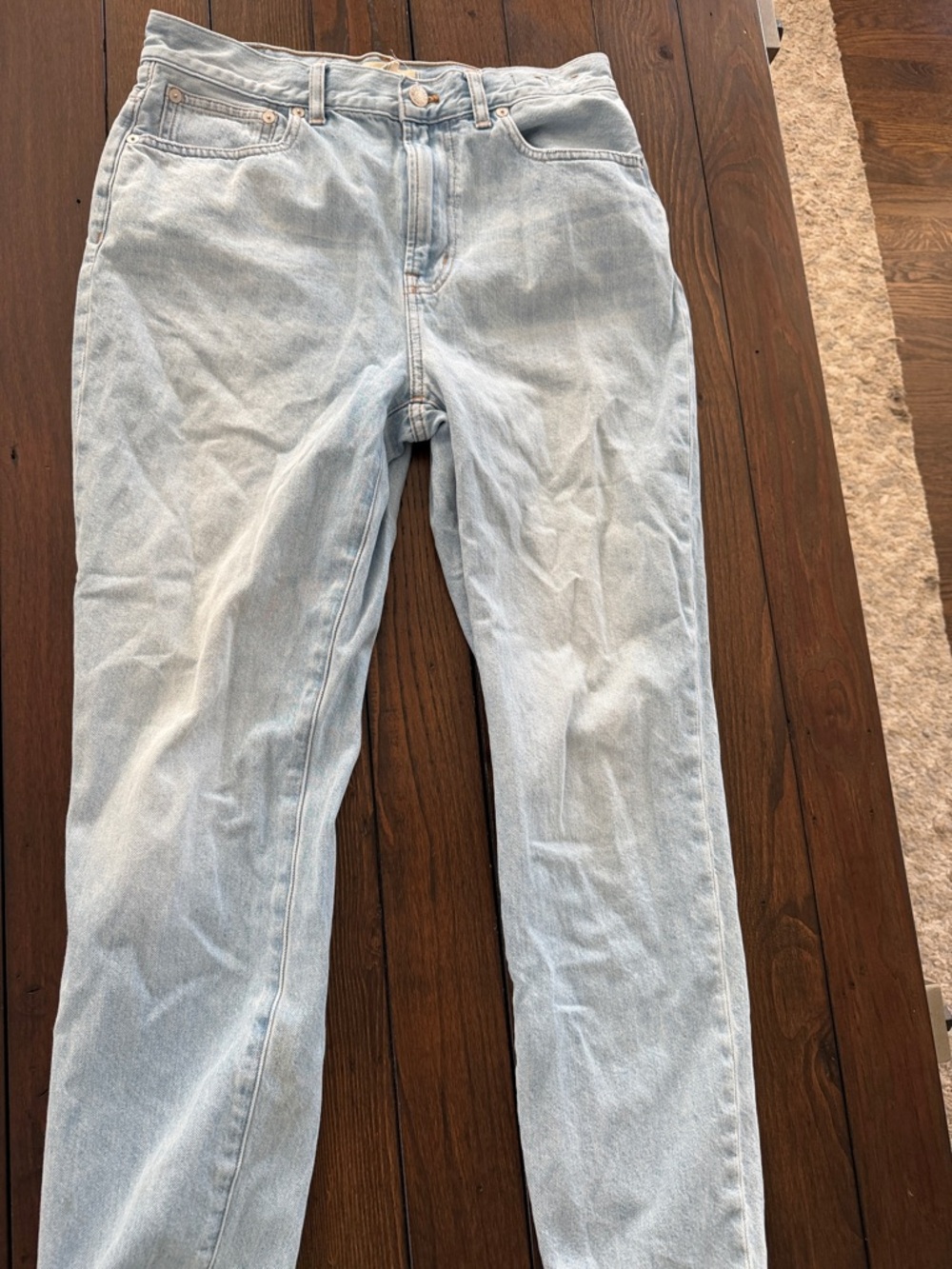 Madewell The Perfect Vintage Light Wash Jeans Size 28 High Rise